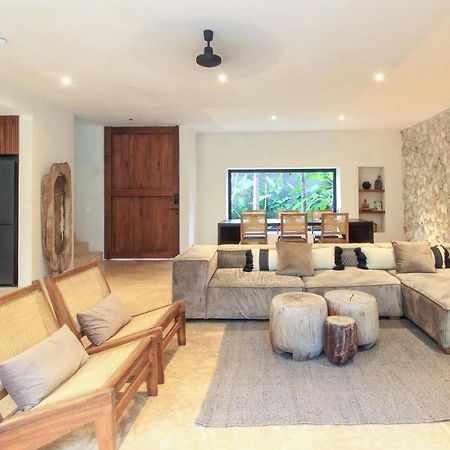 Elegant Boho Style Villa Jungle Views In Rooftop Deck & Outstanding Raw Pool In Holistika Tulum Zewnętrze zdjęcie