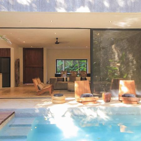 Elegant Boho Style Villa Jungle Views In Rooftop Deck & Outstanding Raw Pool In Holistika Tulum Zewnętrze zdjęcie