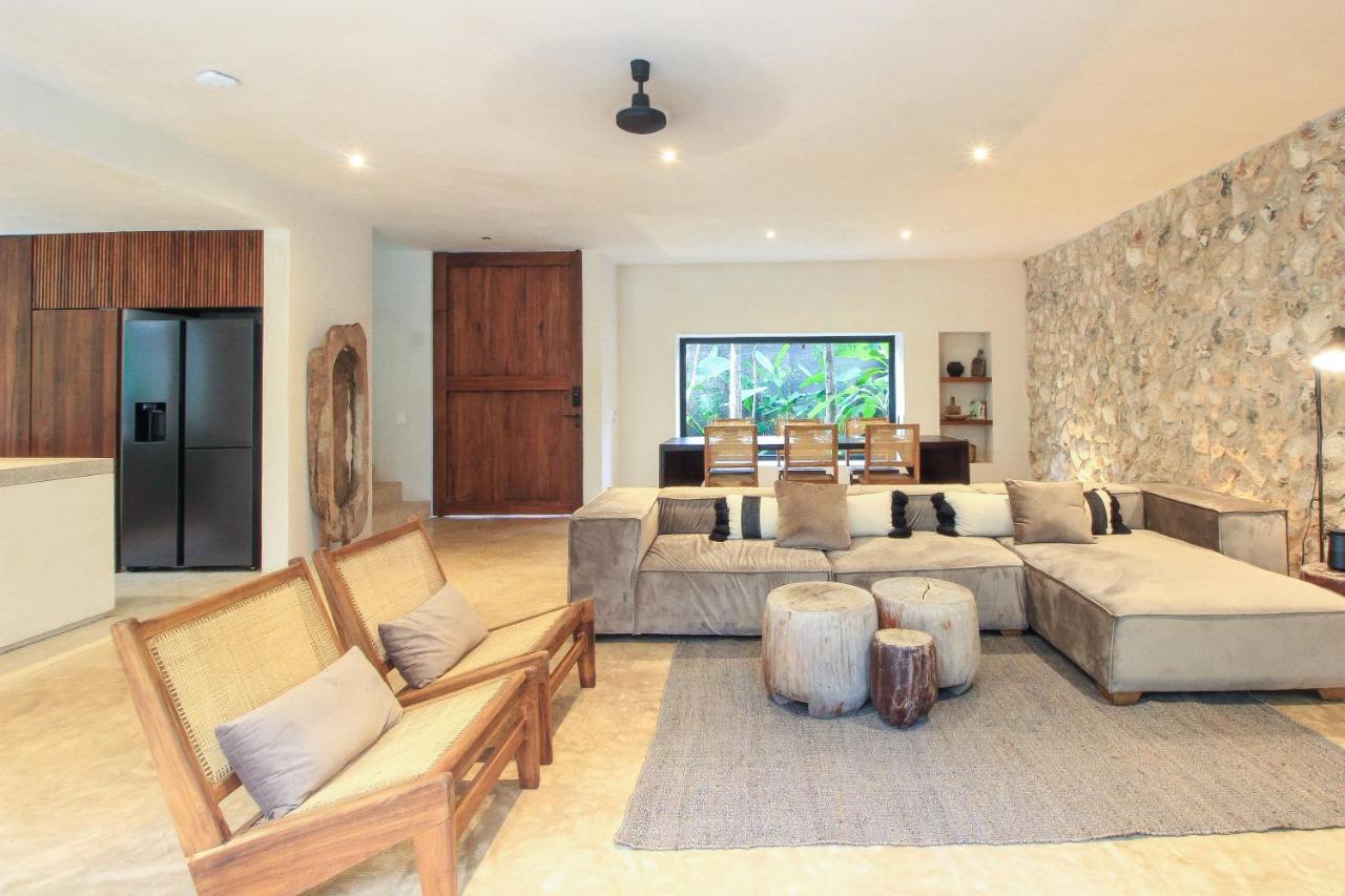 Elegant Boho Style Villa Jungle Views In Rooftop Deck & Outstanding Raw Pool In Holistika Tulum Zewnętrze zdjęcie