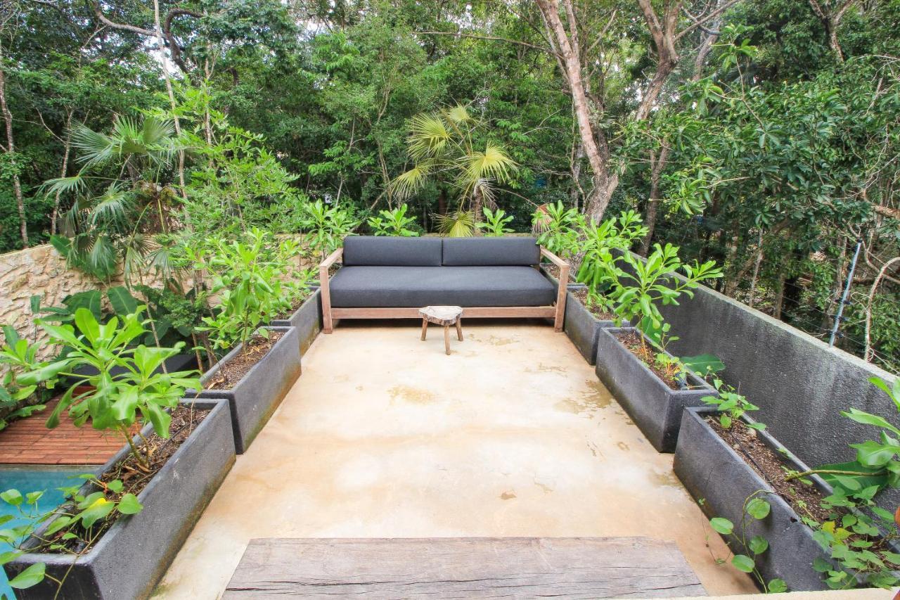 Elegant Boho Style Villa Jungle Views In Rooftop Deck & Outstanding Raw Pool In Holistika Tulum Zewnętrze zdjęcie